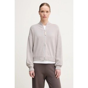 Kardigan Max Mara Leisure boja: siva, lagane, 2516311017600