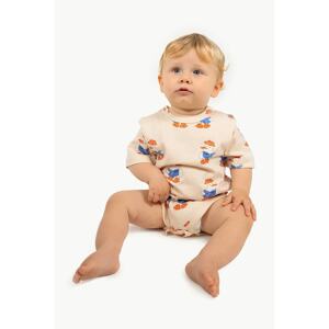 Pamučni bodi za bebe Tinycottons READERS BODY SS25-008