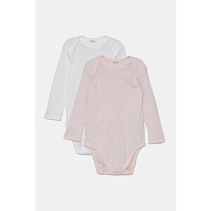 Pamučni bodi za bebe United Colors of Benetton 3-pack 3GI70B089