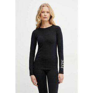 Majica dugih rukava Max Mara Leisure boja: crna, 2516361017600