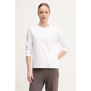Majica dugih rukava Max Mara Leisure boja: bijela, 2516941077600