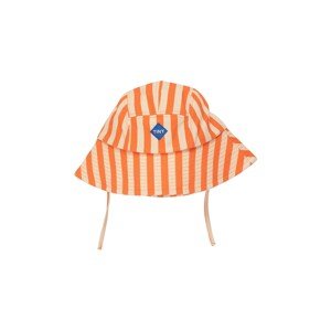 Dječji pamučni šešir Tinycottons STRIPES BUCKET HAT boja: narančasta, pamučni, SS25-422