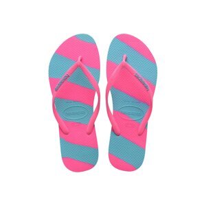 Japanke Havaianas SLIM COLOR FUN za žene, boja: ružičasta, ravni potplat, 4149323-5569