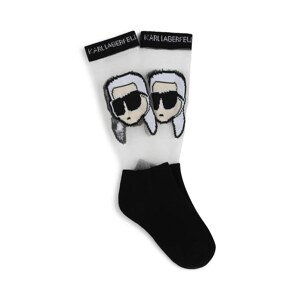 Dječje čarape Karl Lagerfeld boja: crna, Z30545