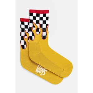 Čarape Vans Road Stop Crew boja: žuta, VN000MNEZX71