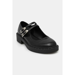 Cipele Koi Footwear Vagar Safety Pin Tale Mary Janes za žene, boja: crna, s platformom, SWA-22