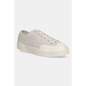 Tenisice od brušene kože Superga WORKS HAIRY SUEDE boja: bež, S3146HW