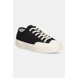 Tenisice Superga WORKS LOW CUT COTTON CANV boja: crna, S51347W
