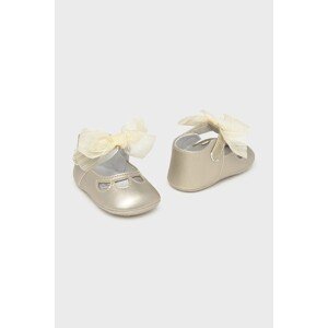 Cipele za bebe Mayoral Newborn boja: zlatna, 9900