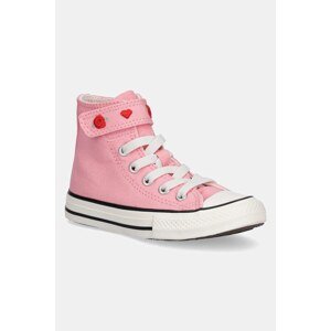 Dječje tenisice Converse Chuck Taylor All Star 1V boja: ružičasta, A10714C