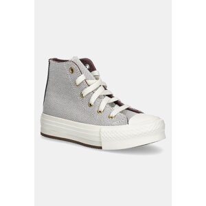 Dječje tenisice Converse Chuck Taylor All Star EVA Lift boja: smeđa, A12616C