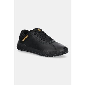 Kožne tenisice Caterpillar HEX + za muškarce, boja: crna, P726259