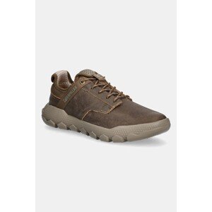 Kožne tenisice Caterpillar HEX LITE LEATHER boja: smeđa, P726318