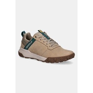 Tenisice od nubuk kože Caterpillar HEX READY LO za muškarce, boja: bež, P726013