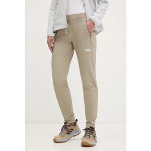 Hlače outdoor Jack Wolfskin Hikeout boja: bež, A63927
