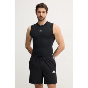 Majica kratkih rukava za trening adidas Performance Techfit boja: crna, JE6694