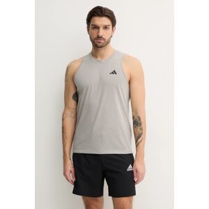 Majica kratkih rukava za trening adidas Performance Train Essentials boja: siva, IC6950