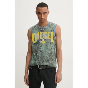 Majica kratkih rukava Diesel T-BISCO-R1 TANK TOP za muškarce, boja: zelena, A16161.0GIAR