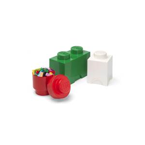 Set posuda za pohranu s poklopcima Lego 3-pack