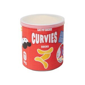 Čarape Eat My Socks Curvies boja: crvena
