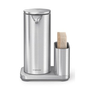 Beskontaktni dozator sa posudom za spužvu Simplehuman Sensor Pump 414 ml boja: siva