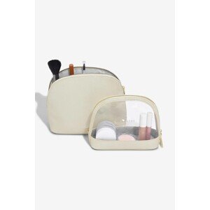 Set kozmetičkih torbica Stackers  2-pack boja: bež