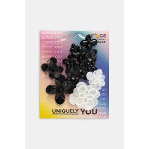 Dječji bedževi za obuću Crocs Blooming BW 5 Pack 5-pack boja: crna, 10015616