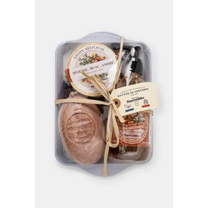 Set sapuna Maitre Savonitto Musk Myrrh Amber Box 3-pack boja: ružičasta