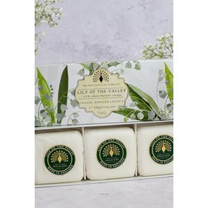 Set sapuna The English Soap Company Lily Of The Valley 3 x 100 g 3-pack