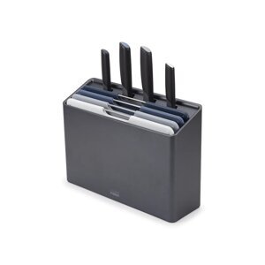 Komplet dasaka i noževa u organizatoru Joseph Joseph Folio Plus 32 x 10 x 23 cm 9-pack boja: siva