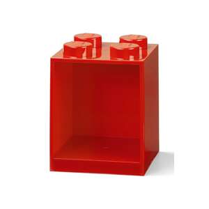 Zidna polica Lego boja: crvena