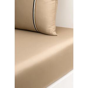 Plahta s gumom BOSS BLINEA Beige 200 x 200 cm boja: bež