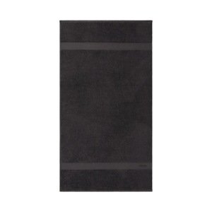 Pamučni ručnik Ralph Lauren AVENUE Graphite 75 x 137 cm boja: siva
