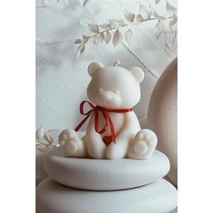 Ukrasna svijeća Temida Teddy 145 g boja: bež