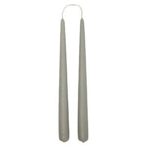 Ukrasna svijeća OYOY Fukai Candles M 2-pack boja: siva