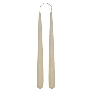 Ukrasna svijeća OYOY Fukai Candles M 2-pack boja: bež