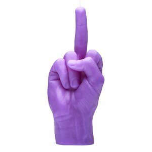 Ukrasna svijeća CandleHand F*ck you 380 g boja: ljubičasta