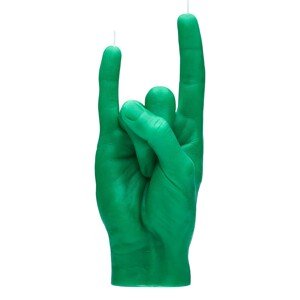 Ukrasna svijeća CandleHand You Rock 310 g boja: zelena