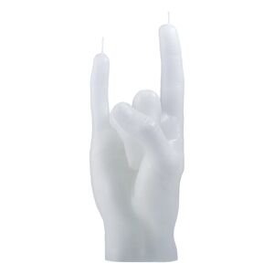 Ukrasna svijeća CandleHand You Rock 310 g. boja: bijela