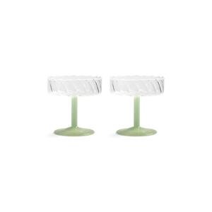 Čaša za šampanjac &k amsterdam 2-pack boja: zelena
