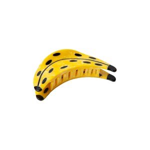 Kopča za kosu Eat My Socks Banana boja: žuta