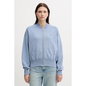 Pamučna dukserica Tommy Hilfiger za žene, bez uzorka, WW0WW45753