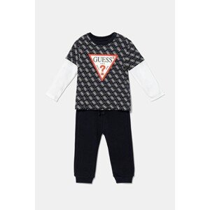Pamučni komplet za bebe Guess boja: tamno plava, I5YG00 K8HM4