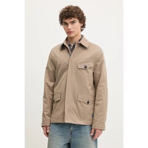 Jakna PS Paul Smith boja: bež, za prijelazno razdoblje, M2R-462Z-T22420