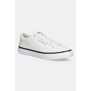 Tenisice Tommy Hilfiger TH HI VULC CORE LOW II MESH boja: bež, FM0FM05513