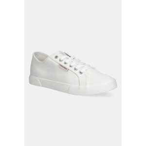 Tenisice Calvin Klein Jeans ESS VULC LOW MG CV boja: bijela, YM0YM01301