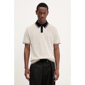 Polo majica PS Paul Smith boja: bež, M2R-465Z-T22435
