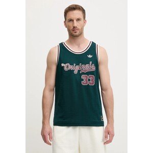 Majica kratkih rukava adidas Originals OG Jersey boja: zelena, JM9954