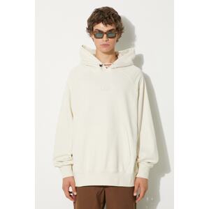 Pamučna dukserica Vans Premium Classics LX Hoodie Fleece za muškarce, boja: bež, s kapuljačom, bez uzorka, VN000GZ189F1