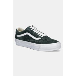 Tenisice od brušene kože Vans Premium Classics LX Old Skool boja: zelena, VN000CXUPRM1